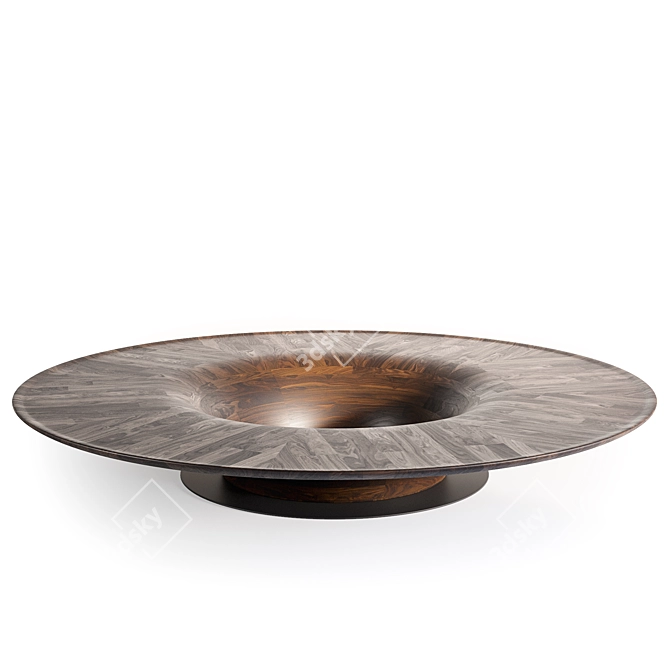Sleek Twist Coffee Tables: Modern Sophistication 3D model image 3