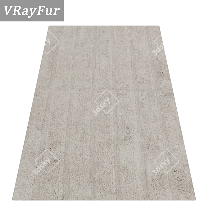 High-Quality Carpet Set with 3 Variants 3D model image 2