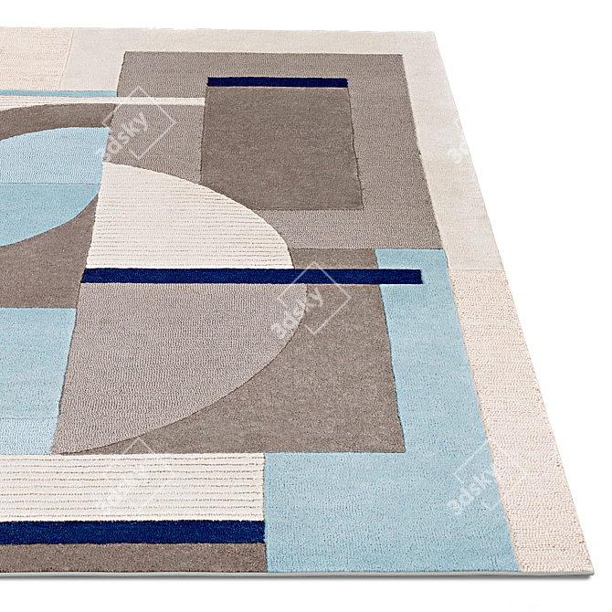 Elegant Rug Collection: No. 075 3D model image 2