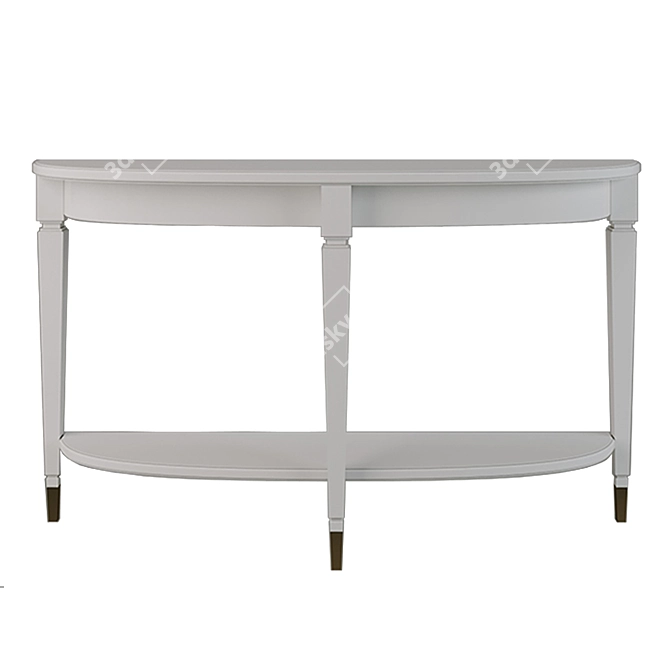 Rondo Console Table: Elegant and Space-saving 3D model image 1