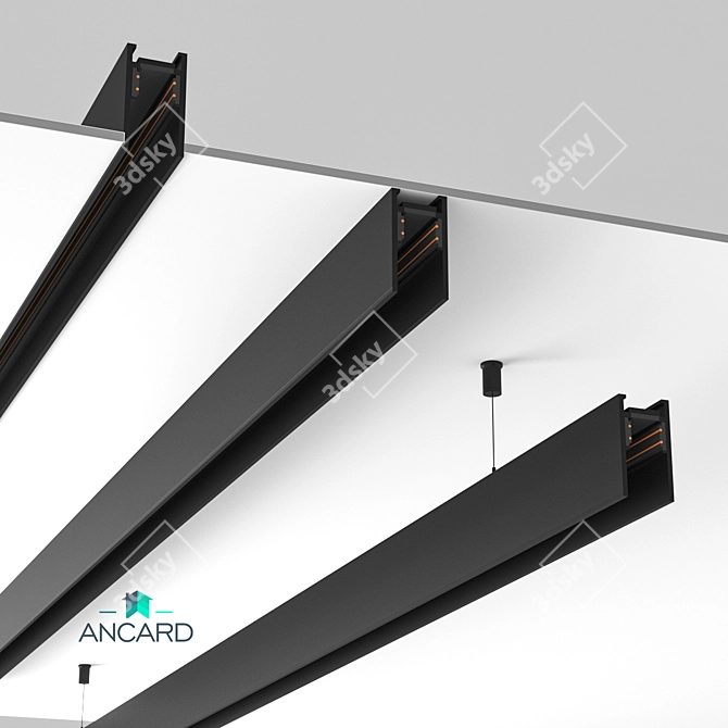 26mm Magnetic Busbar System: Practical and Flexible 3D model image 6