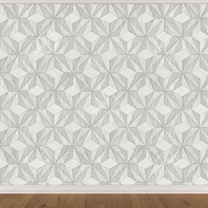 Seamless Wallpaper Set | 3 Designs 3D model image 4