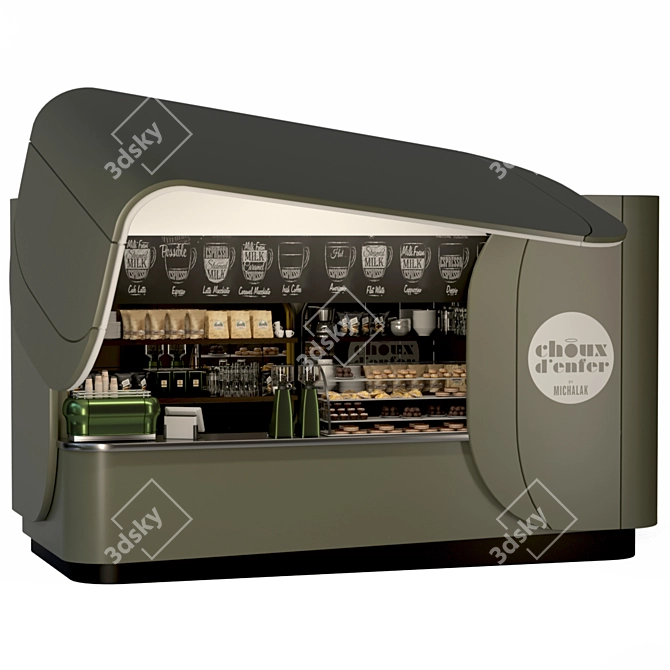 Modern BrewStation: Coffee, Beans & More 3D model image 1