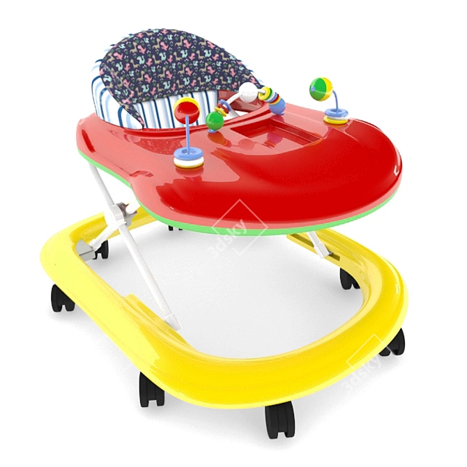 Explorers First Steps Baby Walker 3D model image 1