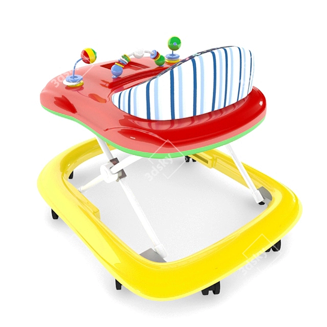 Explorers First Steps Baby Walker 3D model image 2