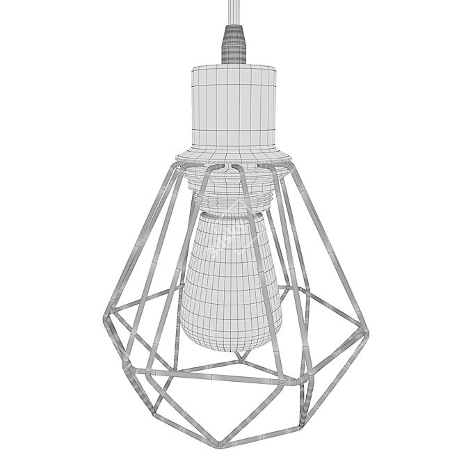 Elegant Townshend Pendant Light 3D model image 4