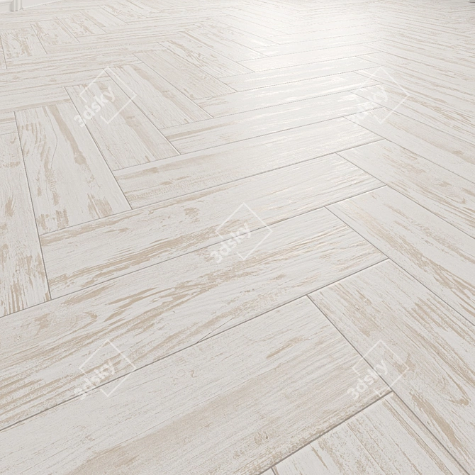 Classic Oldwood Floor Tile 3D model image 3