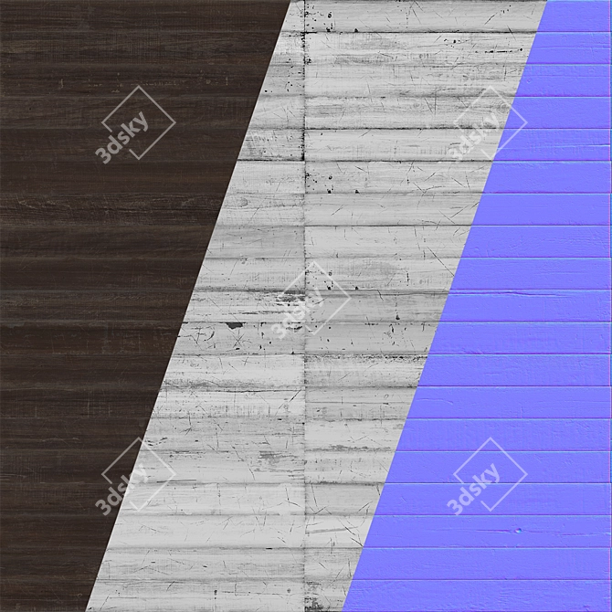 Vintage Parquet: Rusty Elegance 3D model image 4