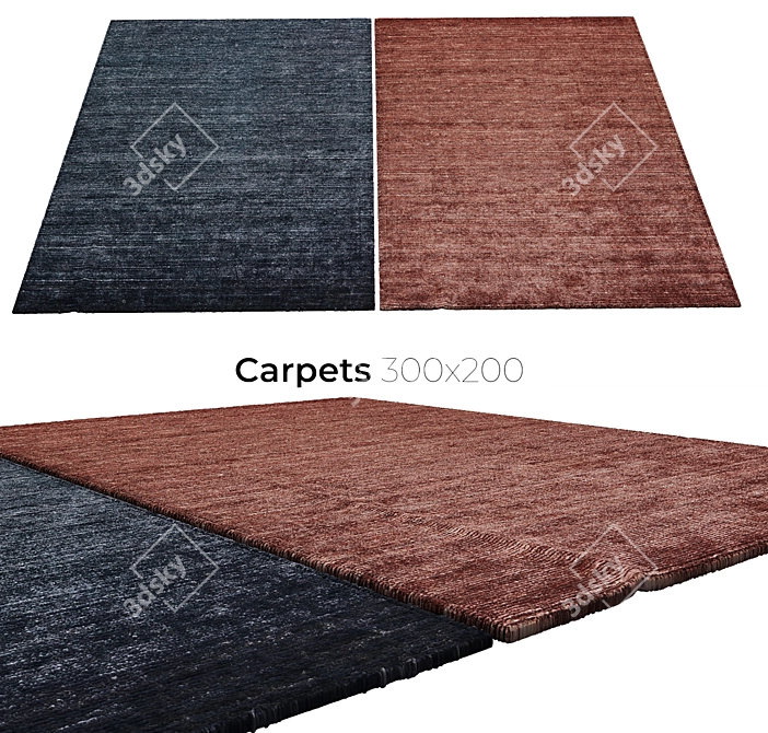  Luxe Rugs Collection  3D model image 1
