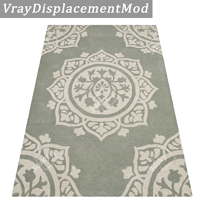 Luxury Carpet Set: High-Quality Textures for Close-up and Distance Shots 3D model image 3