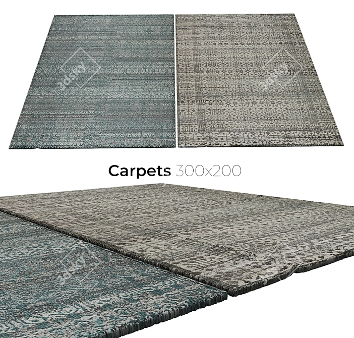 Luxury Home Carpets 3D model image 1