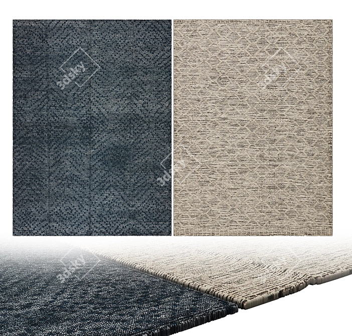 Luxury Rugs: Timeless Elegance 3D model image 2