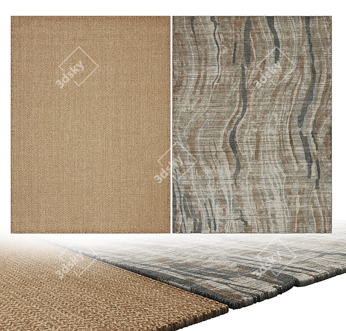  Stylish and Durable Carpets 3D model image 2