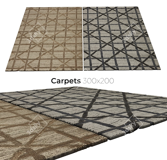 Modern Soft Carpets for Cozy Homes 3D model image 1