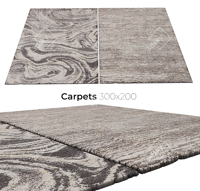 Luxury Carpets Collection 3D model image 1