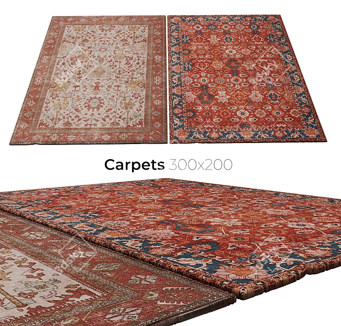 Elegant Carpets for Luxurious Décor 3D model image 1