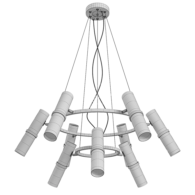 Stilfort Trevo Chandelier - Elegant and Timeless 3D model image 2