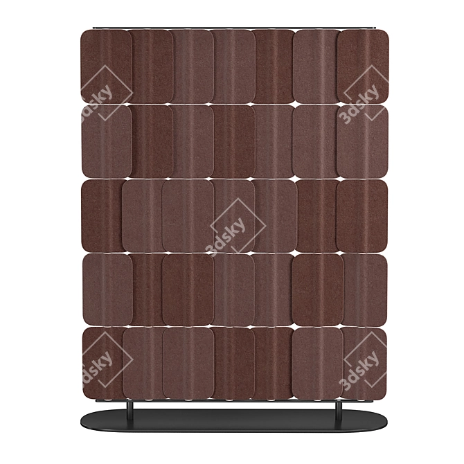 PA 1215 Acoustic Privacy Panel 3D model image 2