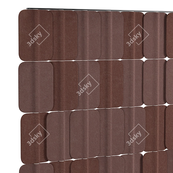 PA 1215 Acoustic Privacy Panel 3D model image 3