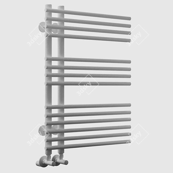 Luxury Heated Towel Rack 3D model image 3