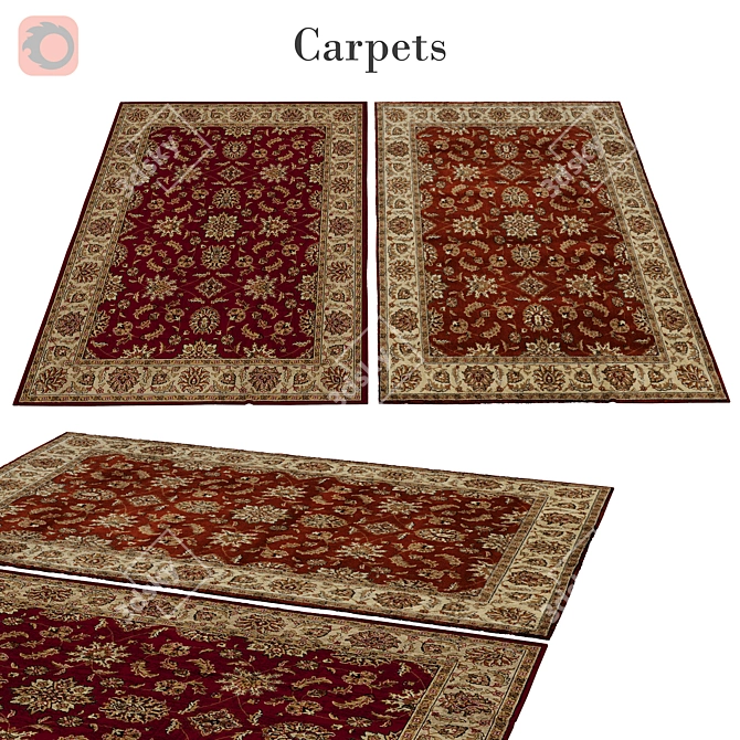 Luxury Poly Rug - Vet Approved 3D model image 1