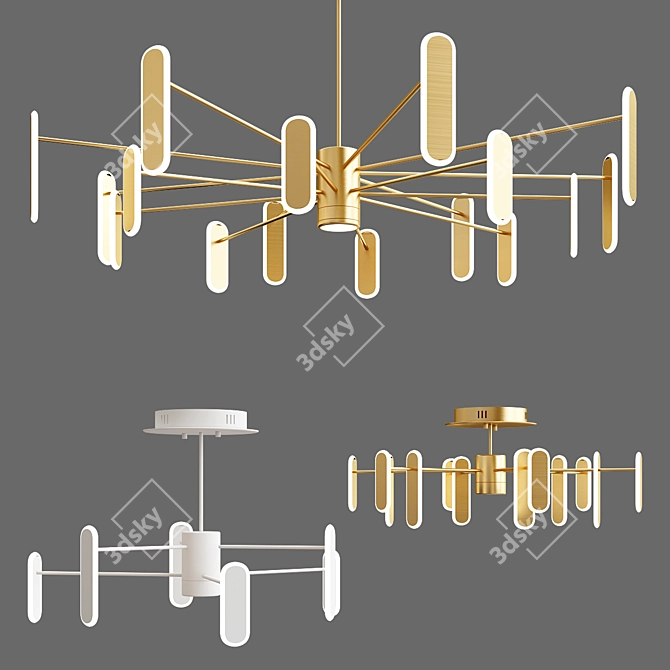 DPG LED Lamp Collection 3D model image 2