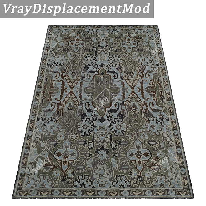 Title: Luxury Carpet Set for Stunning Renders 3D model image 3