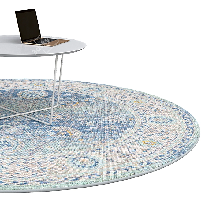 Luxury Circle Rugs | No. 135 3D model image 2