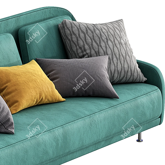 Elegant Audrey Sofa: Timeless Comfort and Style 3D model image 4