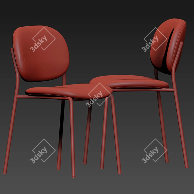 Inno Concept Dining Chair Table: Versatile and Elegant Solution 3D model image 4