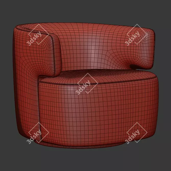  Luxe Velvet Sofa Set  3D model image 5