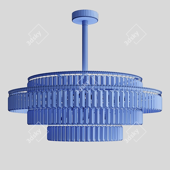 Stylish Charles Ceiling Light 3D model image 2