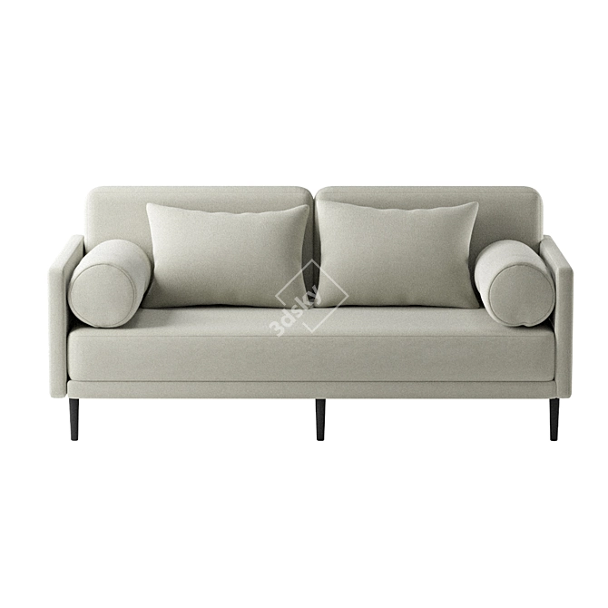 Minimalist Ella Sofa 3D model image 2