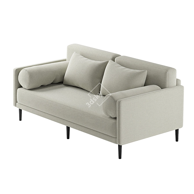 Minimalist Ella Sofa 3D model image 3