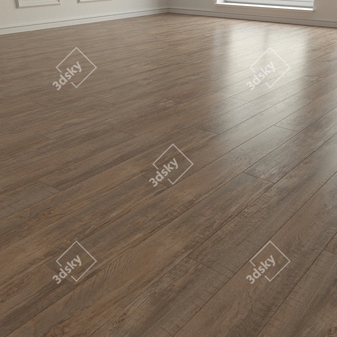 Impress Country Oak Laminated Flooring 3D model image 2