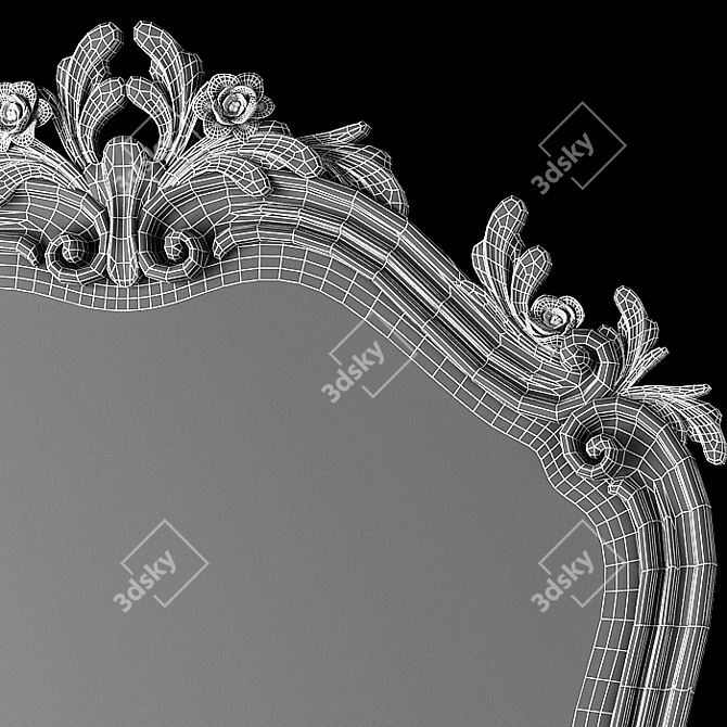 Tuscan Elegance Mirror: Roberto Giovannini 3D model image 4