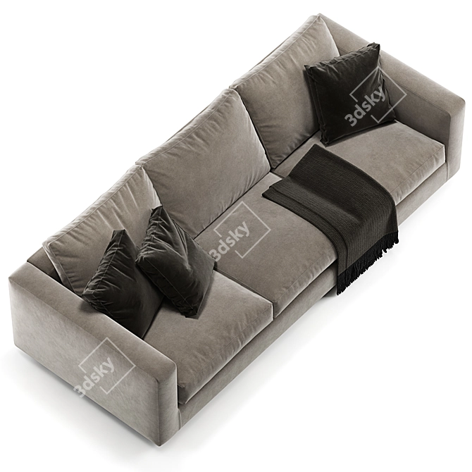 Minotti Andersen 3-Seat Sofa 3D model image 3