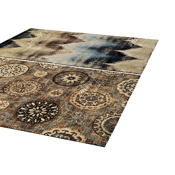 888 Poly Rug for 4004 Vets 3D model image 2