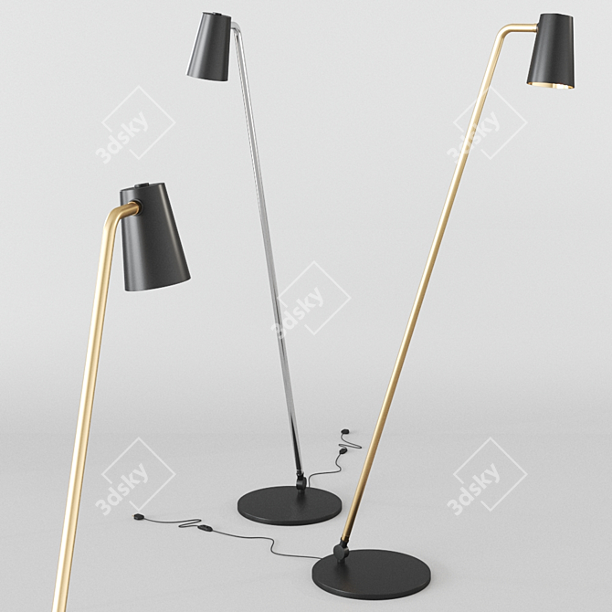 Contardi UP Metal Floor Lamp 3D model image 1