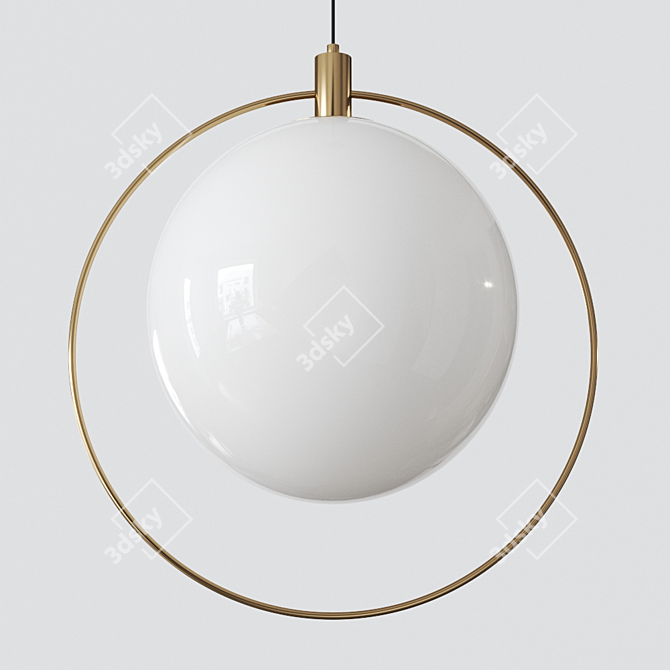 Aurora Pendant Light: Modern Elegance 3D model image 2