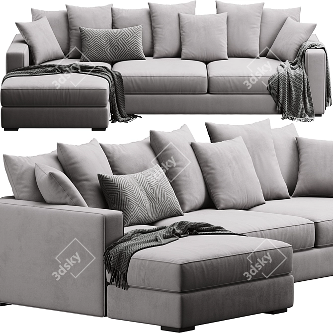 Contemporary BoConcept Cenova Sofa 3D model image 1