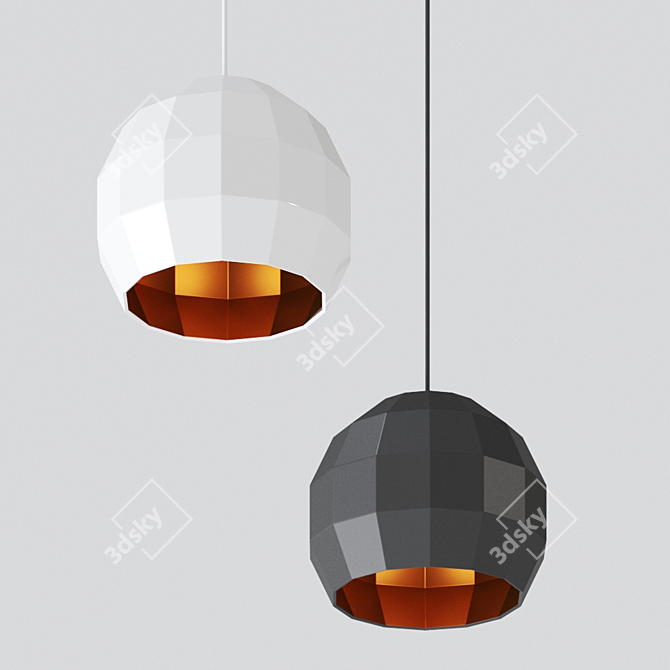 Scotch Club Pendant: Sleek Spanish Design 3D model image 2