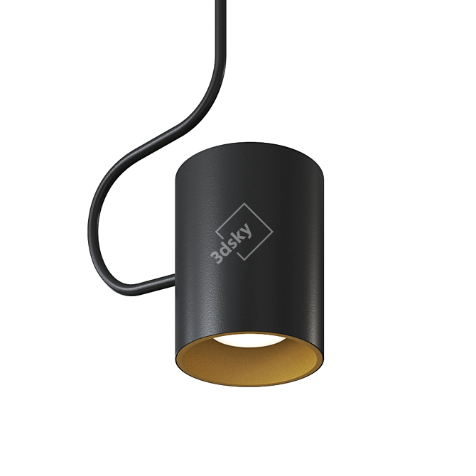 BOCAL Pendant Lamp: Elegant Design by Domus 3D model image 2