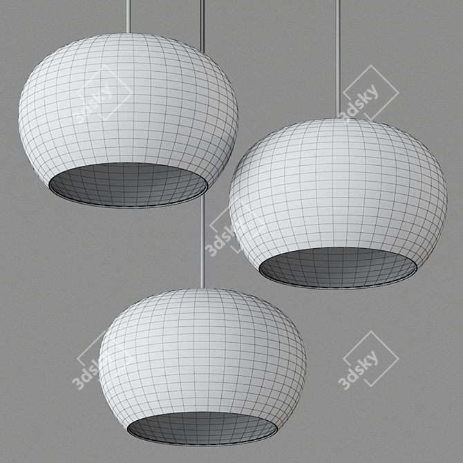 Sleek WETRO 3.0 Pendant Lamp 3D model image 1