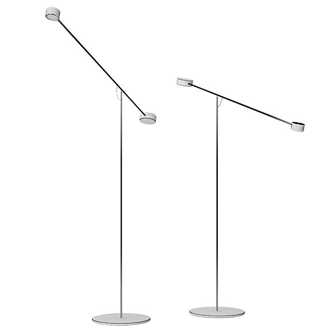 Moooi T Lamp: Sleek Dutch Floor Lamp 3D model image 3