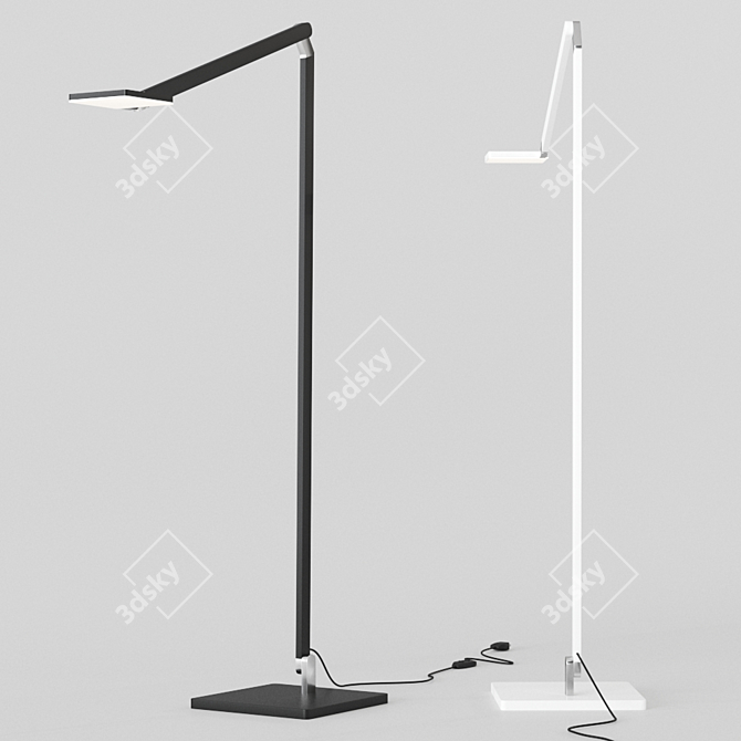 Roxxane Home Floor Lamp: Modern German Design 3D model image 4