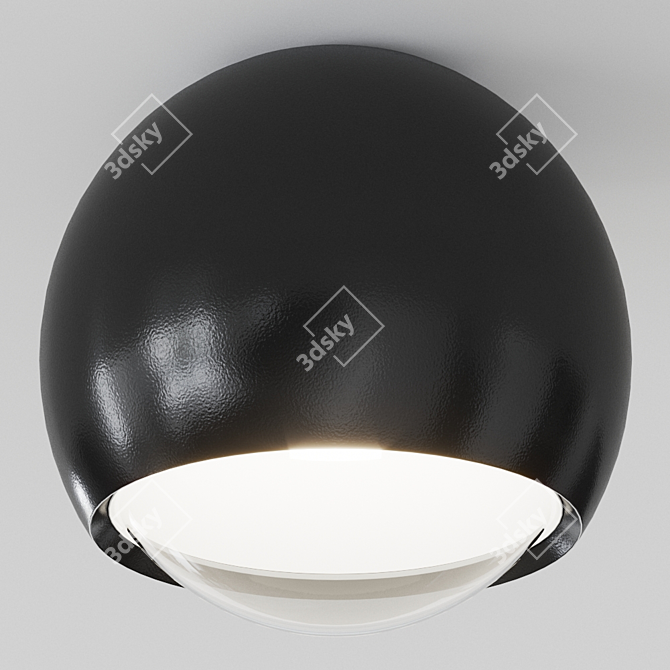 Occhio Io Sospeso: Stylish German Ceiling Lamp 3D model image 2