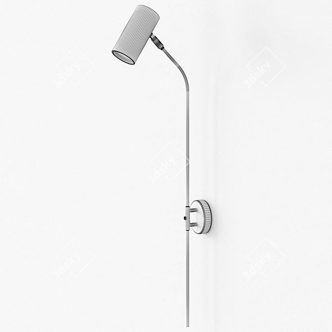 Sleek Minipoint VX227 Wall Sconce 3D model image 3