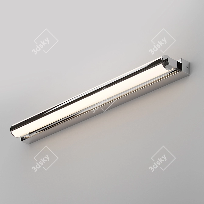 Sleek LED Mirror Light 3D model image 2