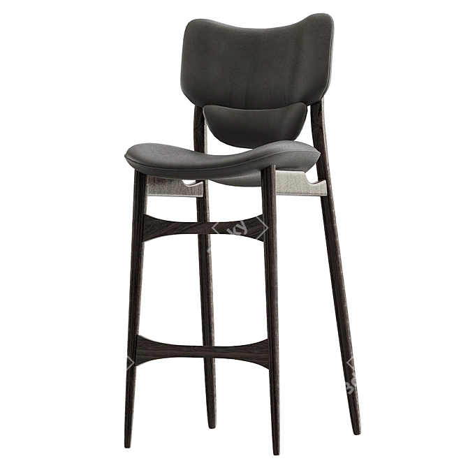 Modern Vibe Bar Chair 3D model image 2